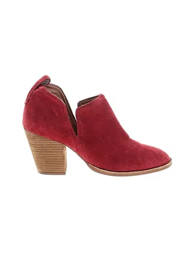 Pre-owned Jeffrey Campbell Ankle Boots In Burgundy