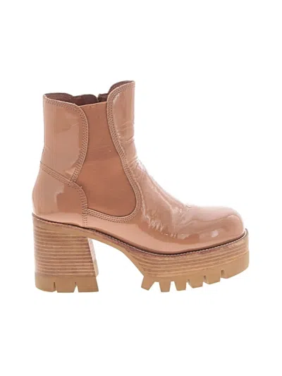 Pre-owned Jeffrey Campbell Ankle Boots In Tan