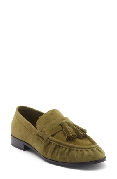 Jeffrey Campbell Articulate Kiltie Loafer In Green