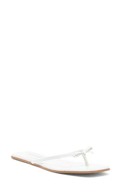 Jeffrey Campbell At Peace Flip Flop In White