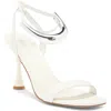Jeffrey Campbell Banditz Sandal In White-silver