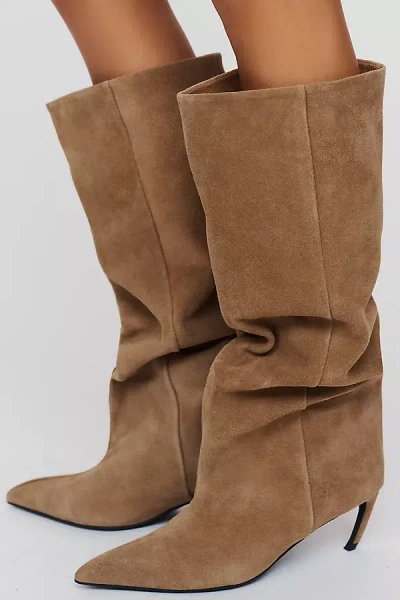 Jeffrey Campbell Bangarang Tall Boots In Brown