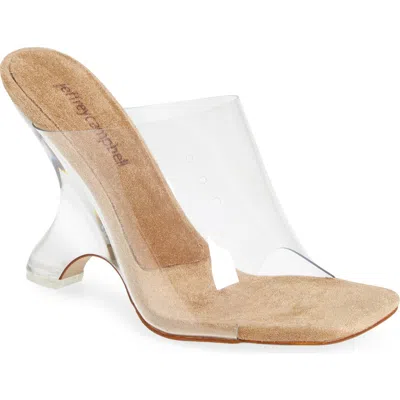 Jeffrey Campbell Bare Slide Sandal In White