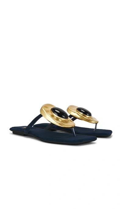 Jeffrey Campbell Bazaar Flat Sandal In Black