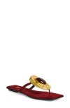 Jeffrey Campbell Bazaar Flip Flop In Brown