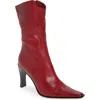 Jeffrey Campbell Be Bold Bootie In Red