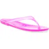 Jeffrey Campbell Beach Day Jelly Flip Flop In Magenta
