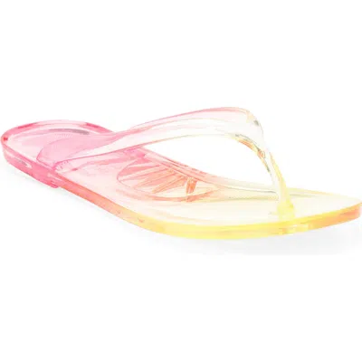 Jeffrey Campbell Beach Day Jelly Flip Flop In Multi