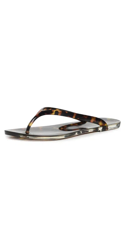 Jeffrey Campbell Beach Day Jelly Flip Flop Tortoise