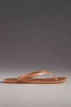 Jeffrey Campbell Beach Jelly Flip Flops In Beige