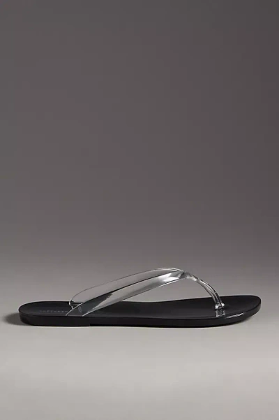 Jeffrey Campbell Beach Jelly Flip Flops In Black