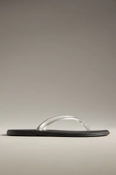 Jeffrey Campbell Beach Thong Sandals In Clear