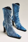Jeffrey Campbell Be-bold-2 Denim Boots In Blue