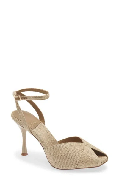 Jeffrey Campbell Behoove Ankle Strap Peep Toe Pump In Multi