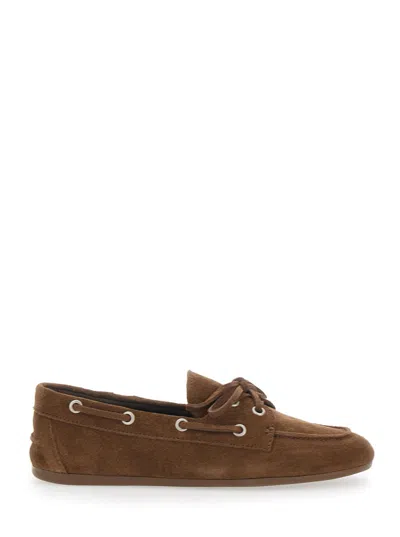 Jeffrey Campbell Boast Suede Brown Wedges With Suede Upper And Rubber Sole