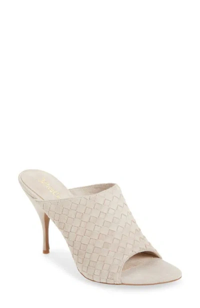 Jeffrey Campbell Bonsoir Slide Sandal In Neutral
