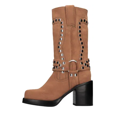 Jeffrey Campbell Boots In Orange