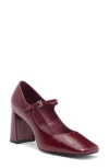 Jeffrey Campbell Bourdin Mary Jane Pump In Wine
