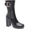 Jeffrey Campbell Bratty Block Heel Bootie In Black