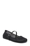 Jeffrey Campbell Breeze Jelly Mary Jane Flat In Black