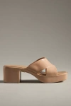 Jeffrey Campbell Bubblegum Block Heels In Beige