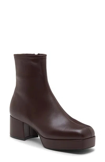 Jeffrey Campbell Capacity Platform Bootie In Brown