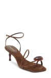 Jeffrey Campbell Carnelian Sandal In Brown