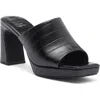 Jeffrey Campbell Caviar Platform Slide Sandal In Black