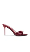 Jeffrey Campbell Ce-soire Red Mules With Almond Toe And High Stiletto Heel In Patent Leather Woman In Red Patent