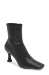 Jeffrey Campbell Check-mate Bootie In Black