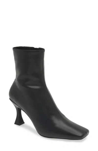 Jeffrey Campbell Check-mate Bootie In Black