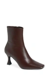 Jeffrey Campbell Check-mate Bootie In Brown