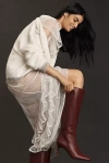 Jeffrey Campbell Checkmate Boots In Purple