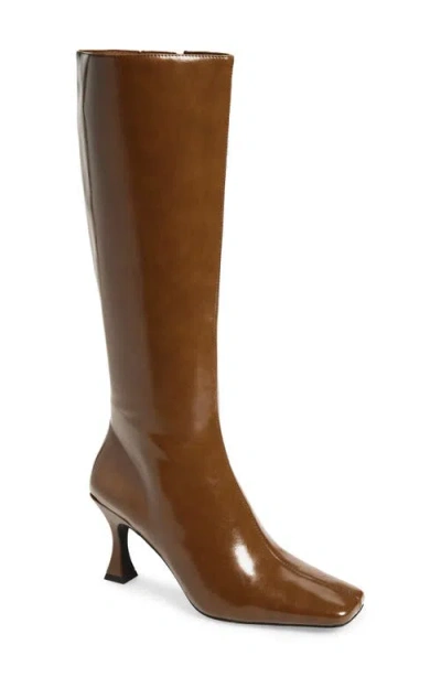 Jeffrey Campbell Checkmate Knee High Boot In Multi