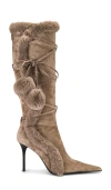 Jeffrey Campbell Chilly Boot In Brown