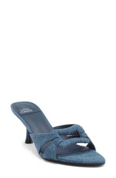 Jeffrey Campbell Chisme Slide Sandal In Blue