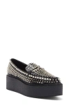 Jeffrey Campbell Choux Street Pointed Toe Platform Wedge Bit Loafer