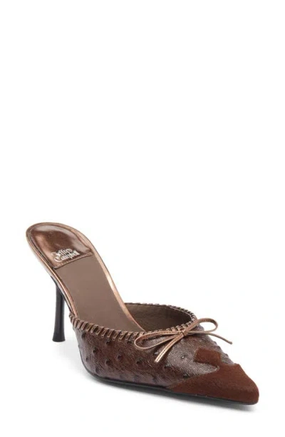 Jeffrey Campbell Clara Pointed Toe Pump In Brown
