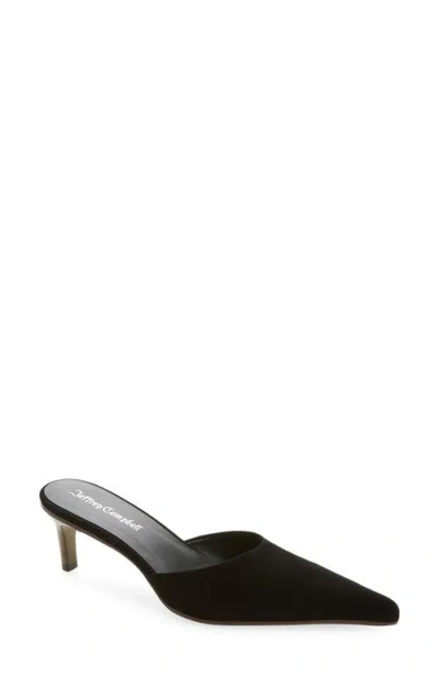 Jeffrey Campbell Claudina Mule In Black