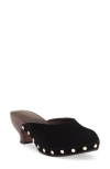 Jeffrey Campbell Cloguette Mule In Black Suede
