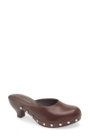 Jeffrey Campbell Women's Cloguette Wooden Platform Slip-on Clogs In Brown