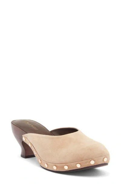 Jeffrey Campbell Cloguette Mule In Natural Suede