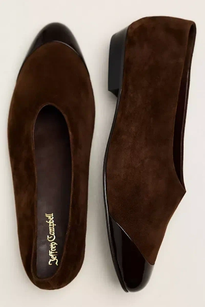 Jeffrey Campbell Collene Glove Ballet Flats In Brown