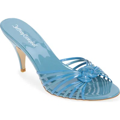 Jeffrey Campbell Constella Slide Sandal In Blue