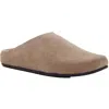 Jeffrey Campbell Content Womens Suede Slip On Mules In Light Khaki Suede