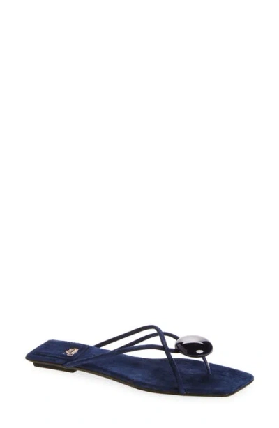 Jeffrey Campbell Cosmos Flip Flop In Blue