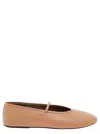 JEFFREY CAMPBELL BEIGE BALLET FLATS WITH ALMOND TOE IN ECO LEATHER WOMAN