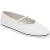 Jeffrey Campbell Dancerina Mary Jane Ballet Flat In White