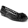 Jeffrey Campbell Danceteria Flat In Black