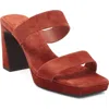 Jeffrey Campbell Danity Platform Slide Sandal In Brown